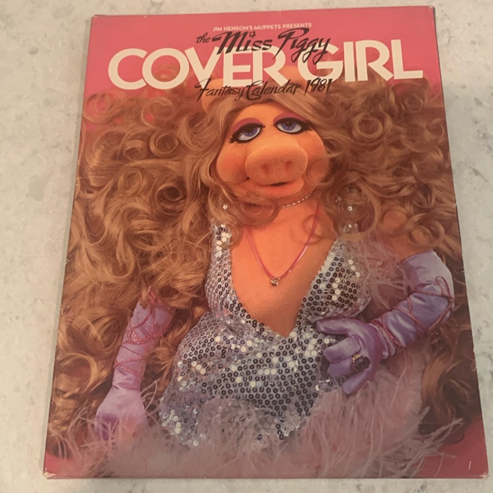 Vintage 1981 Miss Piggy Covergirl Fantasy Calendar